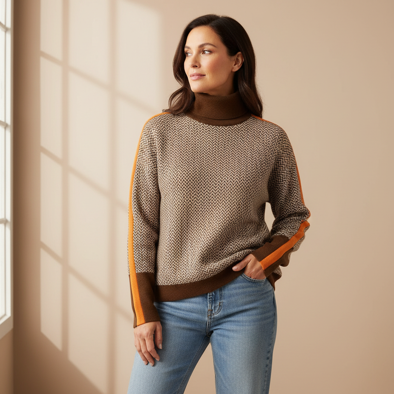 Juliette | High-collar sweater