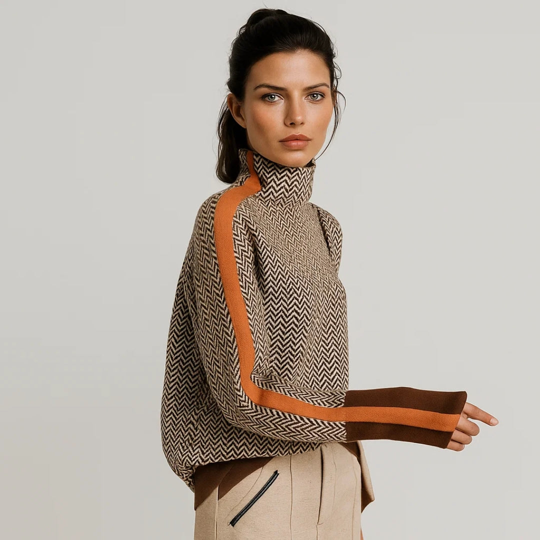 Juliette | High-collar sweater