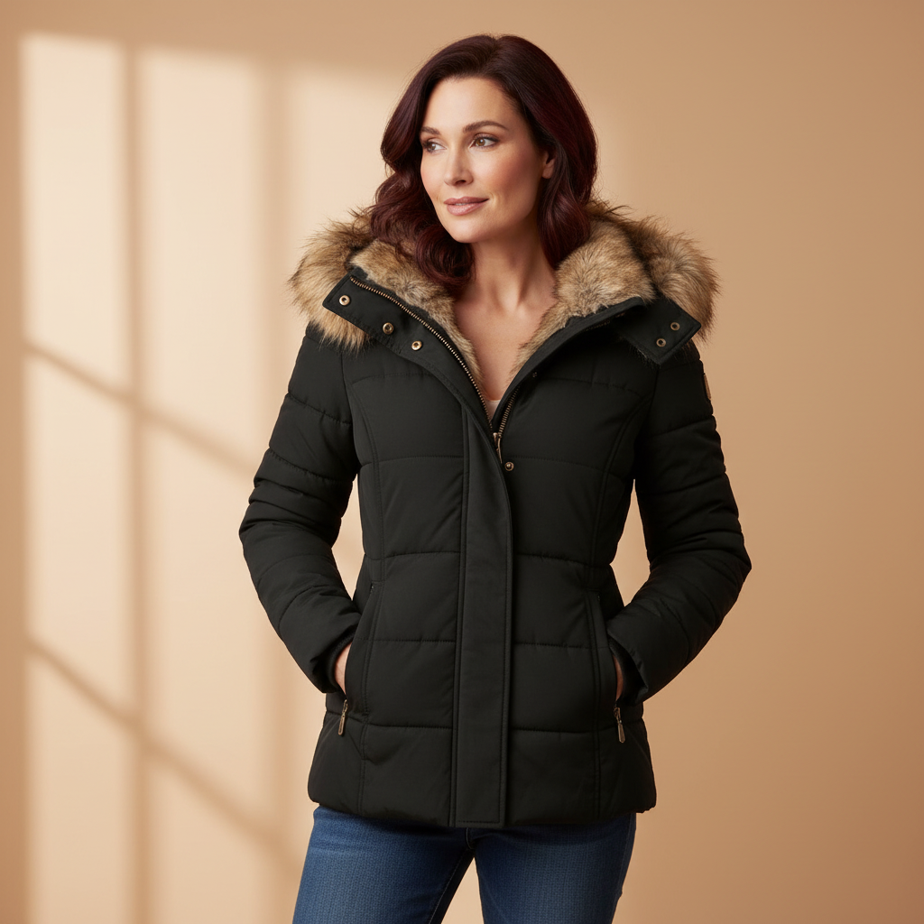 Anna™ | Warm Winter Coat with Fur Lining