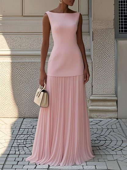 The Jess | Pleated Maxi Dress
