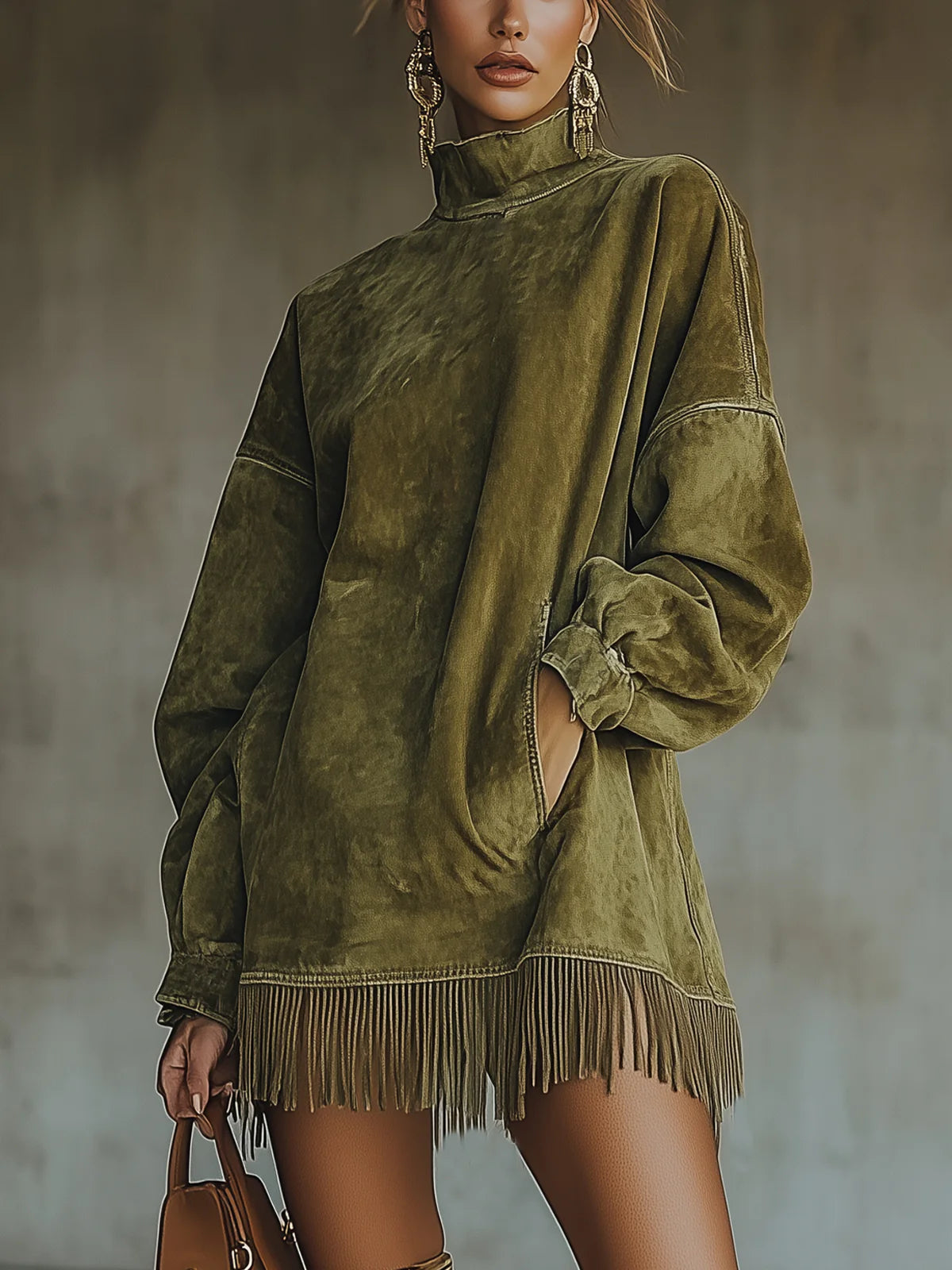 The Willow Fringed Pullover | Blends relaxed