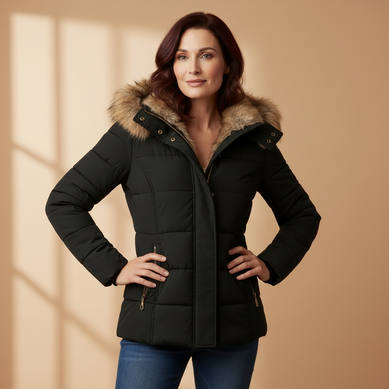 Anna™ | Warm Winter Coat with Fur Lining