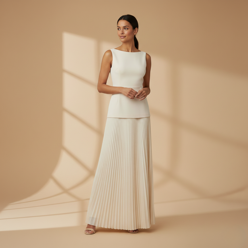The Jess | Pleated Maxi Dress
