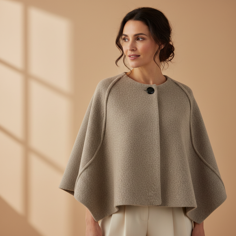 The Judith | Elegant, Warm Cropped Jacket