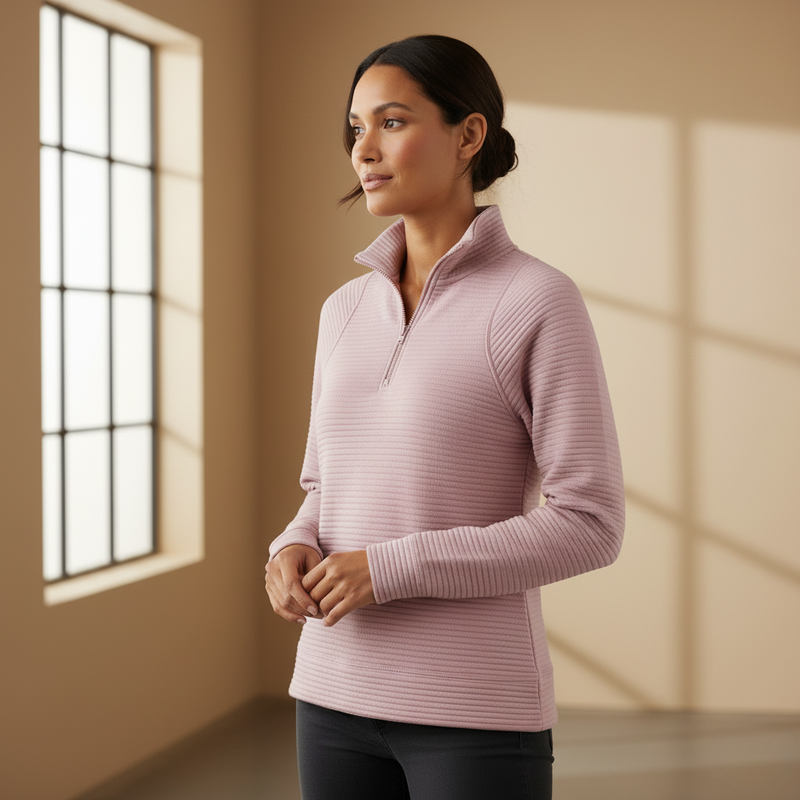 The Weekend Ribbed Pullover | A plush, designed for all-day comfort.