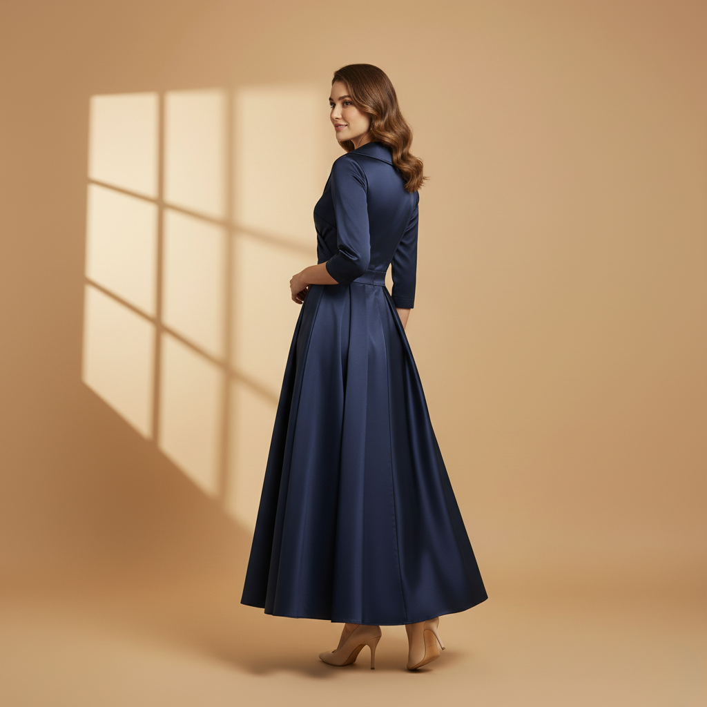 The Satin Maxi Dress | A timeless silhouette