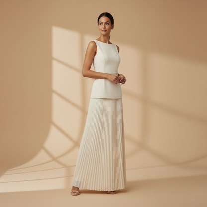 The Jess | Pleated Maxi Dress